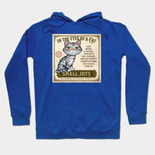 Gray Tabby Kitty on tannish In The Eyes of The Cat! Hoodie